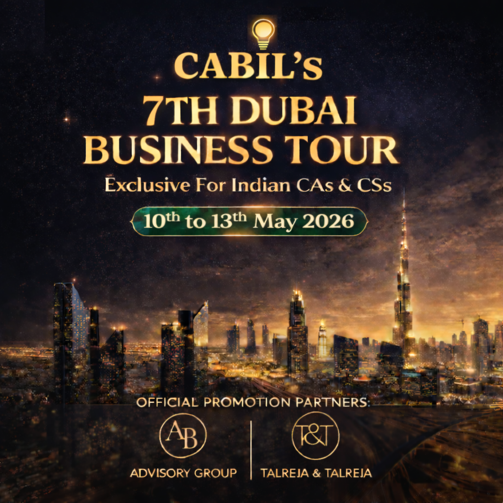 7th Dubai Business Tour for CAs & CSs - May 2026